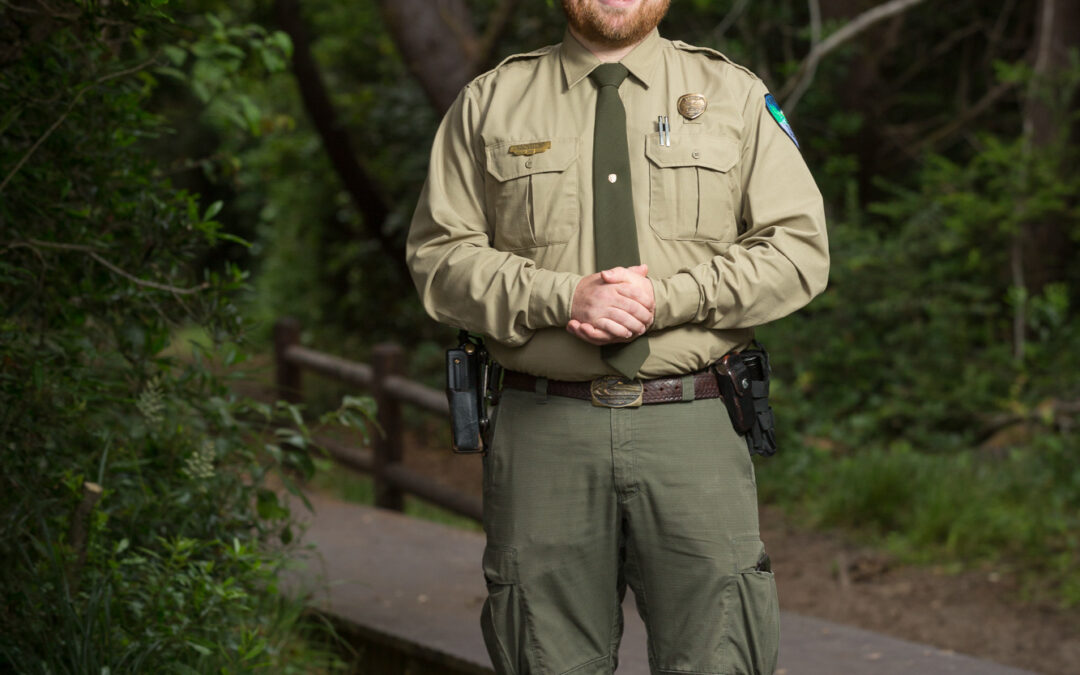 friendly looking man in forestry uniform