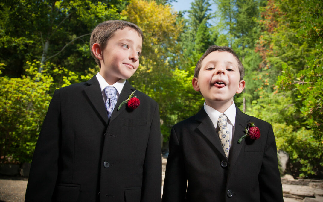 two brothers portrait before wedding