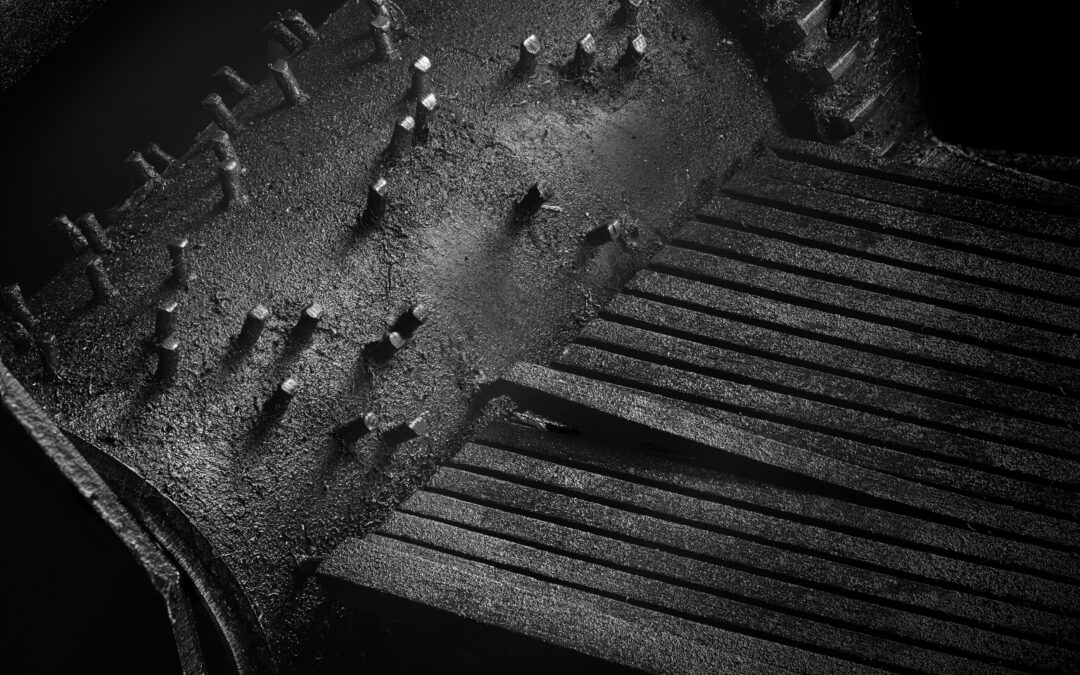 black and white photo of music box mechanism
