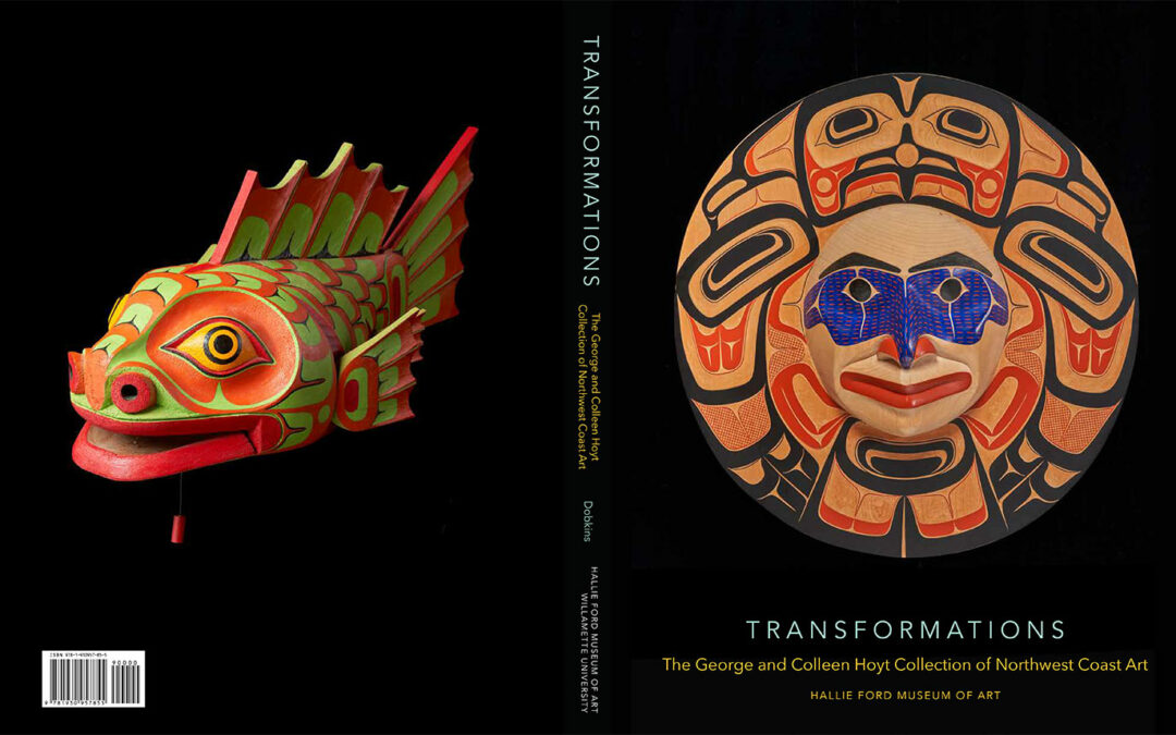 book cover showing two pieces of Native American artwork